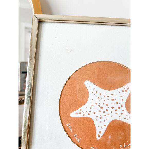 Limited‎ Edition Marie Christian Signed Shell & Starfish Coastal Prints - Picture 4 of 5